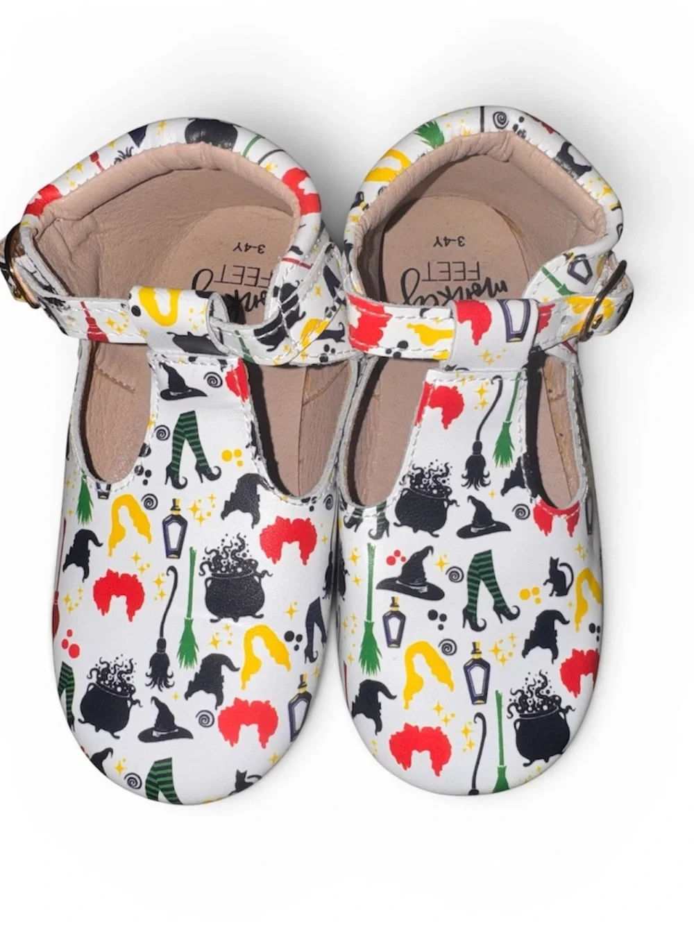 Hocus Pocus White Kids Mary Jane Shoes